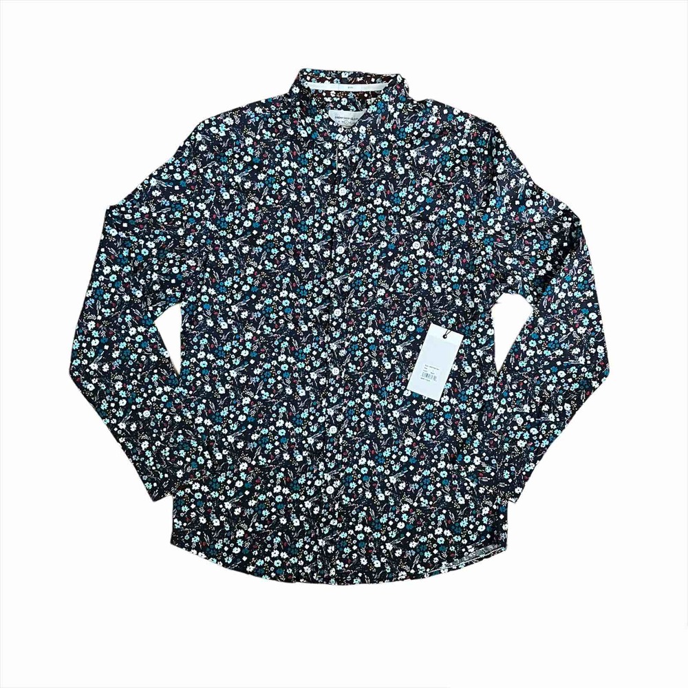Paper Denim & Cloth Slim Fit Long Sleeve Polo (Size: L)